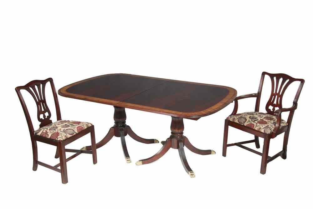 CUSTOM DINING ROOM SET Contemporary Custom Mahogany Dining Room Set