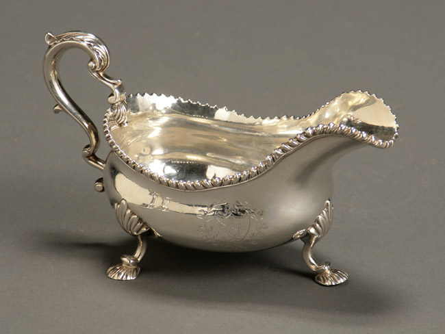 George III Silver Sauce Boat William Sudell London 1767 Having