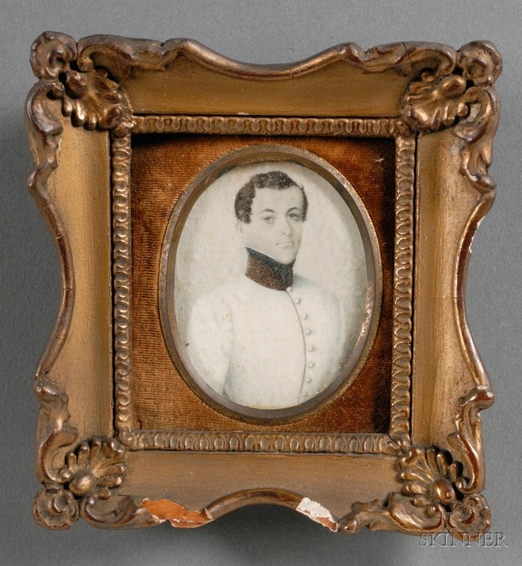 Continental Portrait Miniature on Ivory of a Young Gentleman second