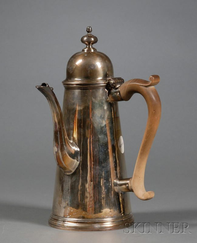 George I Silver Coffeepot London 1714 Edward Yorke maker lighthouse