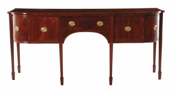 George III mahogany sideboard late 18th century rectangular top with