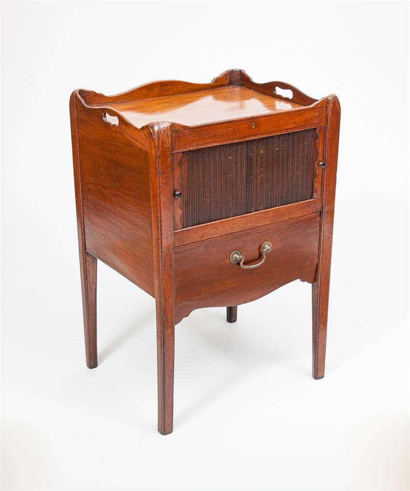 George III Mahogany Bedside Table 30 x 19 1 2
