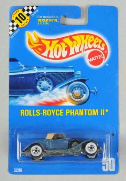 Hot Wheels No 50 Blue Card Rolls Royce Phantom II