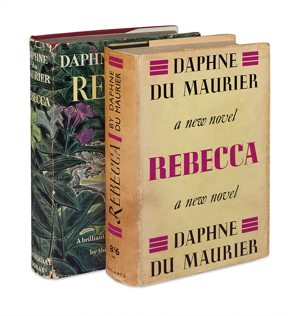 DU MAURIER DAPHNE Rebecca 8vo publisher s gilt lettered black