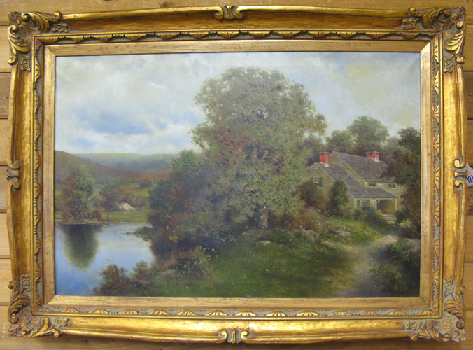 MILTON H LOWELL New Rochelle New York 1848 1927 Oil