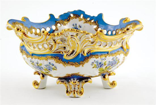 French porcelain centerbowl retailed by Shreve Crump Low circa 1925