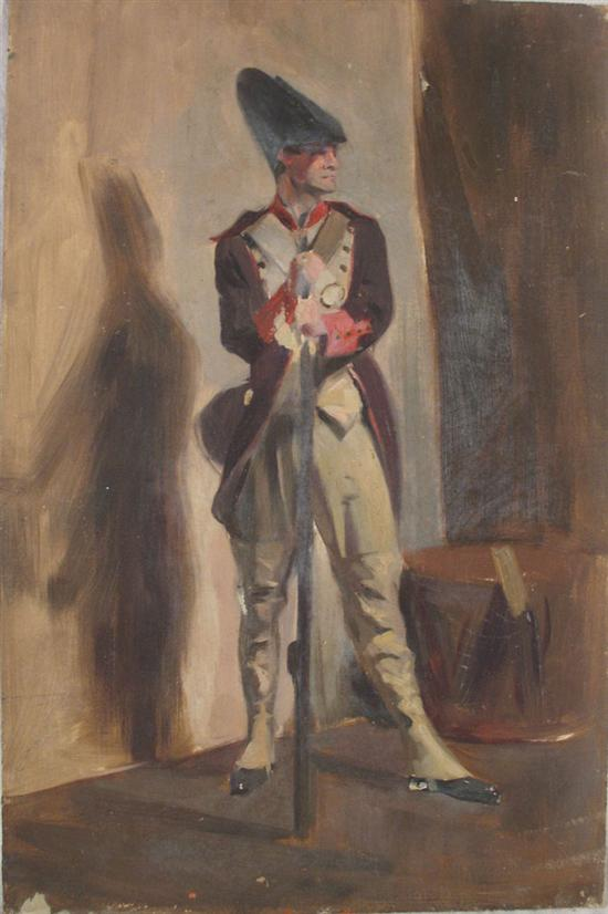 ERNEST MEISSONIER French 1815 1891 MILITARY SKETCH AND LETTER pen