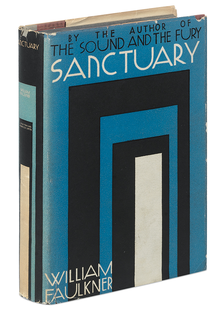 FAULKNER WILLIAM Sanctuary 8vo publisher s 1 4 red stamped