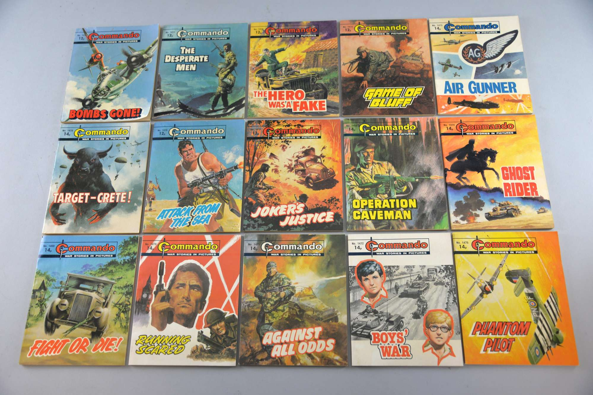 War Stories In Pictures Comics Commando over 800 copies ranging