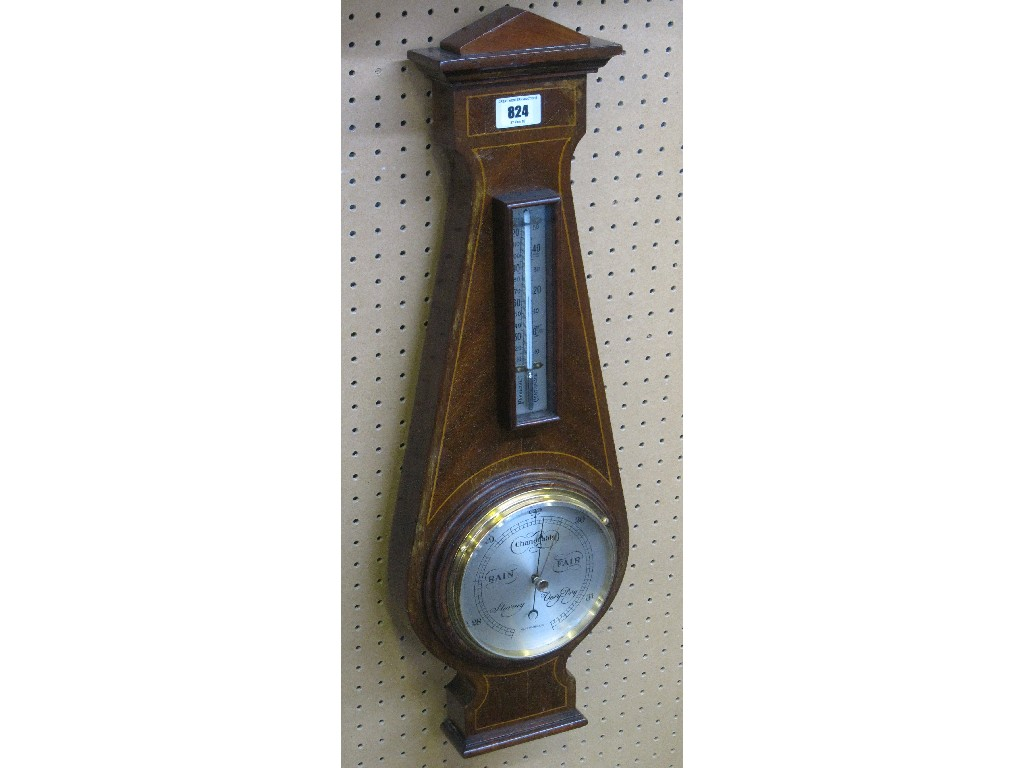 Mahogany cased barometer