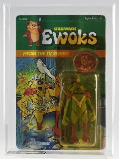 1985 Kenner Star Wars Ewoks King Gornesh AFA 80 UNITED