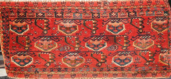Fine 3rd quarter 19th Century Turkoman Chodor Torba rug 17