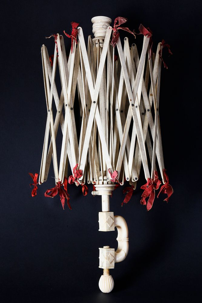 Whaler Made Whale Ivory and Whalebone Swift circa 1860 Whaler