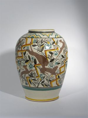 The Bush Velt a rare Carter Stabler Adams Poole Pottery