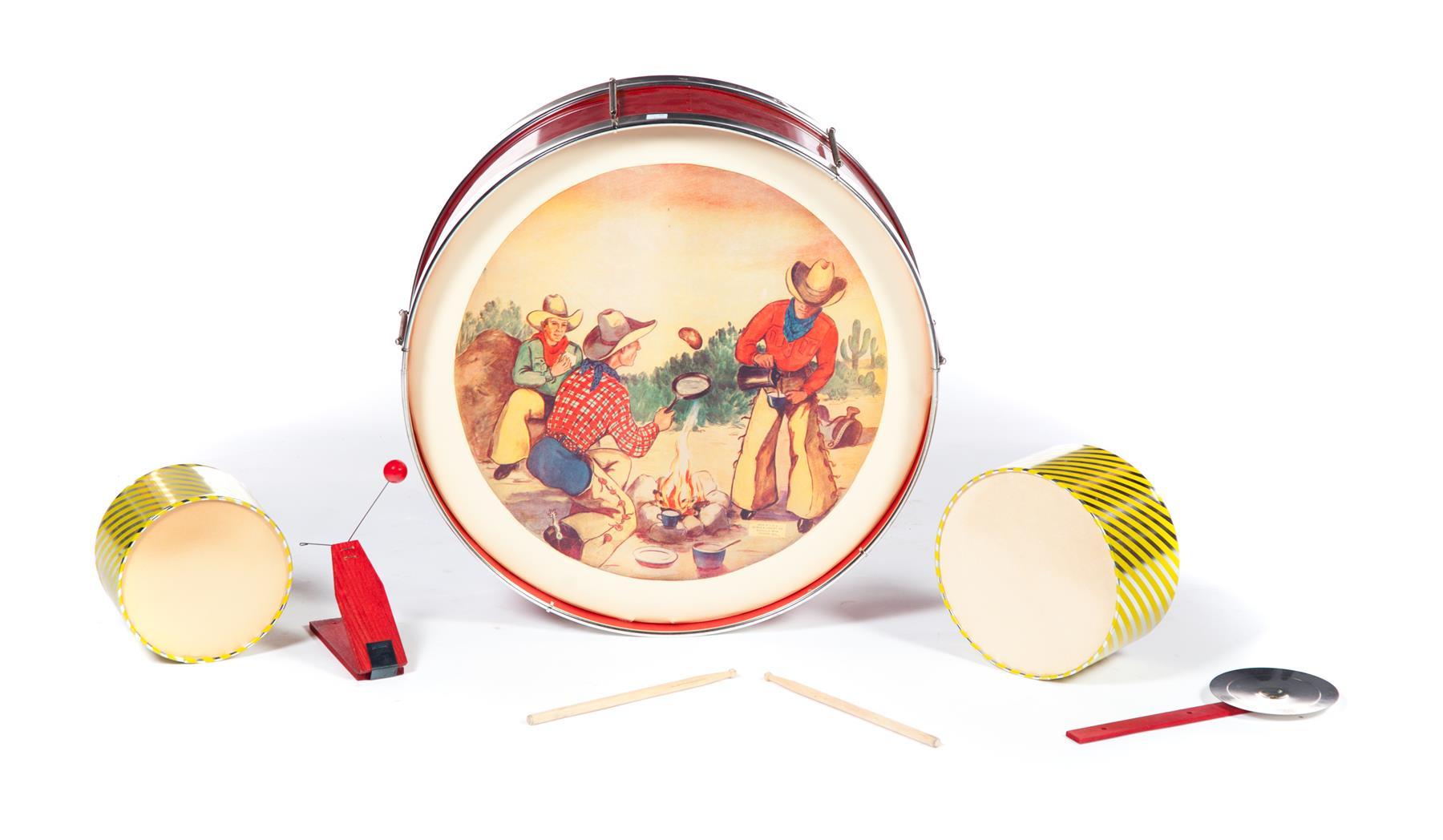 NOBLE COOLEY CHILDREN S TRAP DRUM American mid 20th century