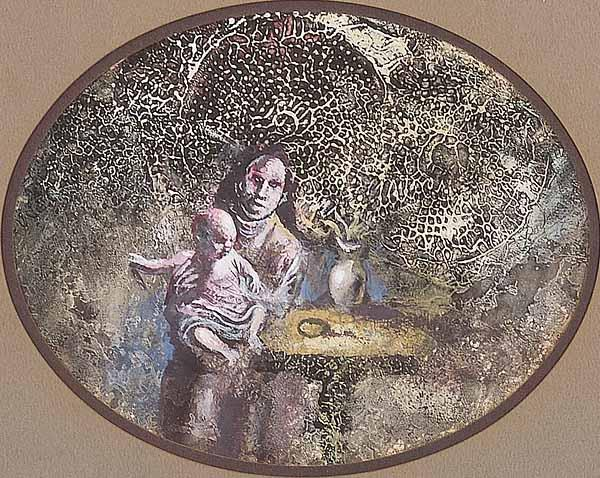 Noel Rockmore American New Orleans 1928 1995 Mother and Child