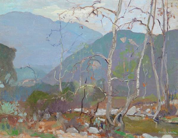 Orrin A White American 1883 1969 Along the Arroyo San