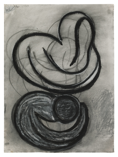 TERRY WINTERS Schema Mixed media on cream wove paper 1989