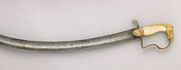 A presentation horsehead pommel Scottish officer s saberlate 18th early
