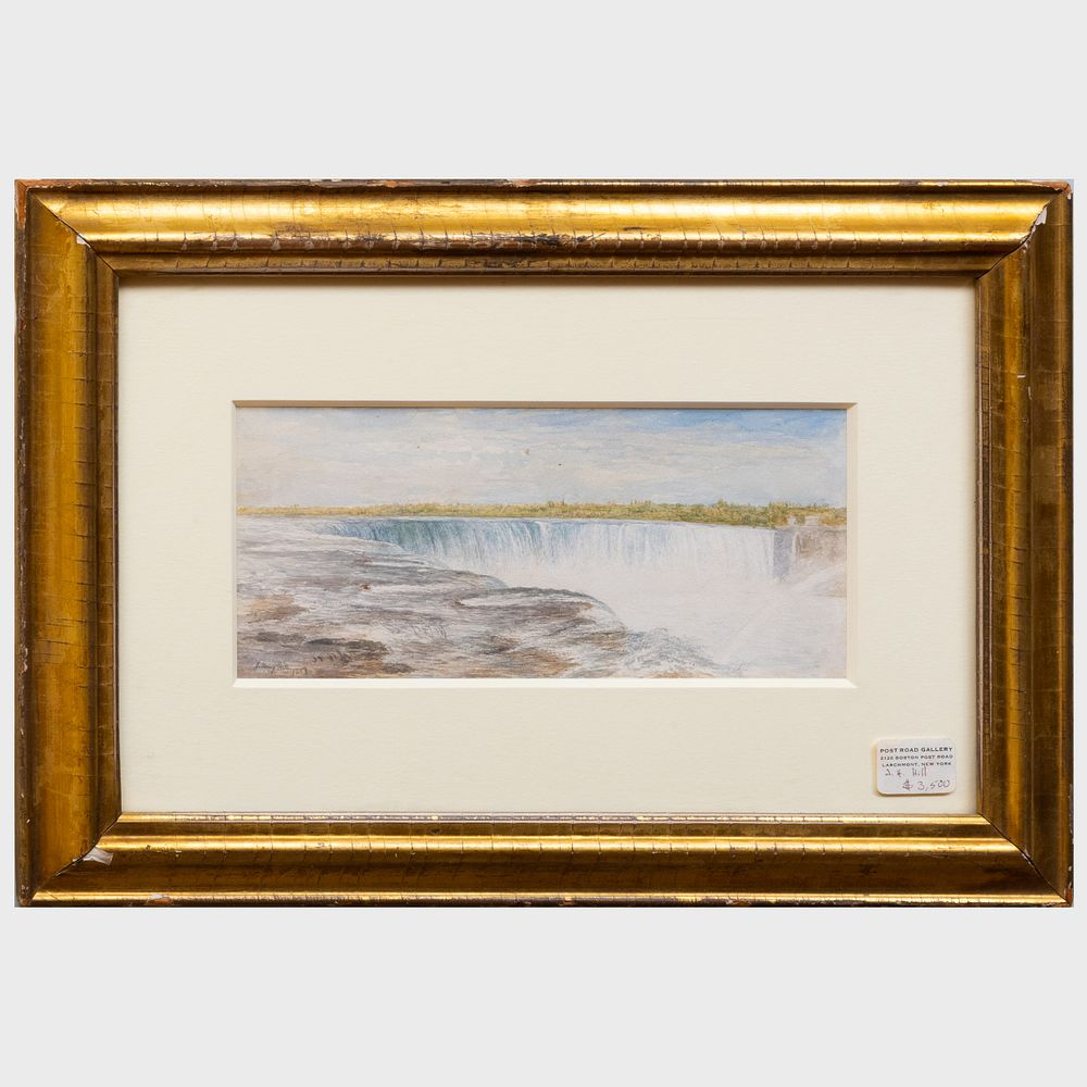 John Henry Hill 1839 1922 A View of Niagara Falls