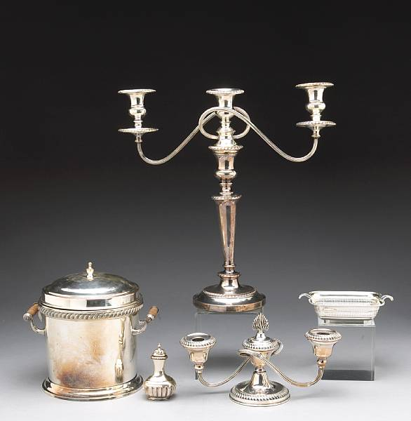 Property of various owners Most items with gadroon rim including