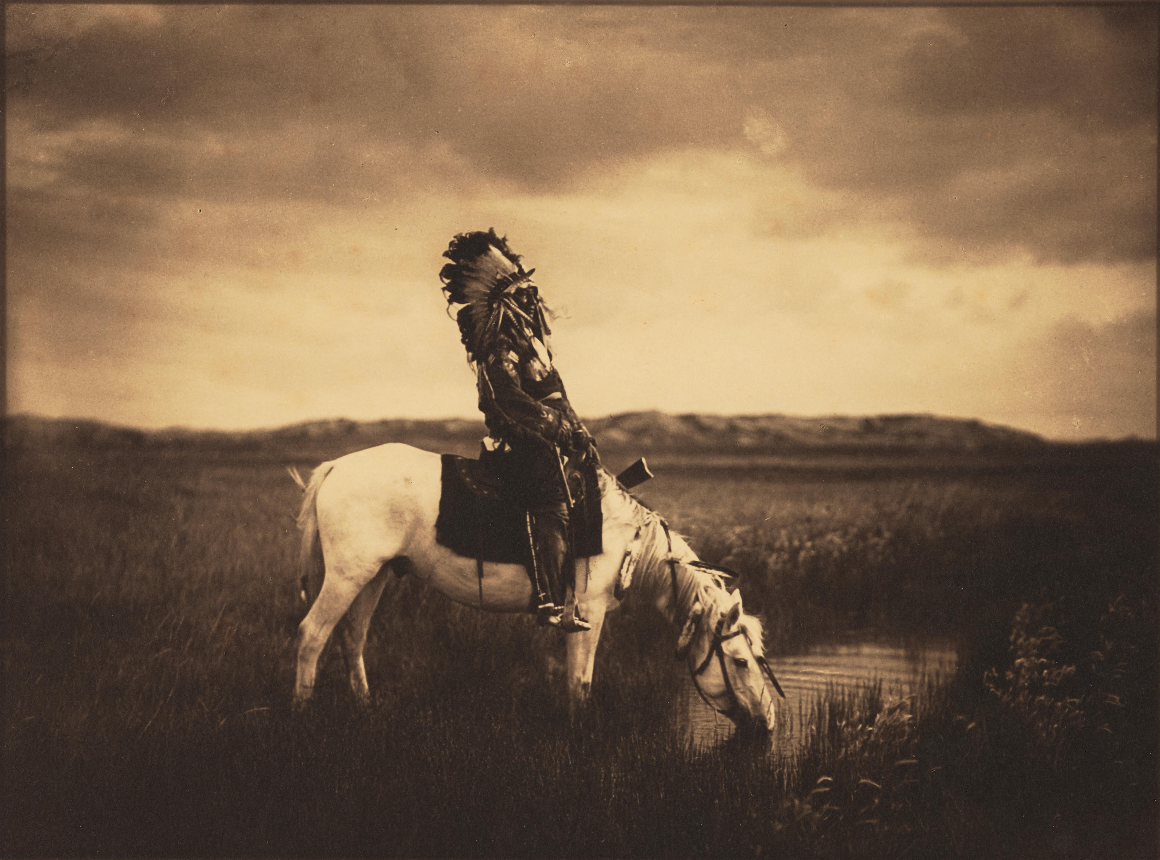 EDWARD S CURTIS 1868 1952 Oasis in the Badlands 1904