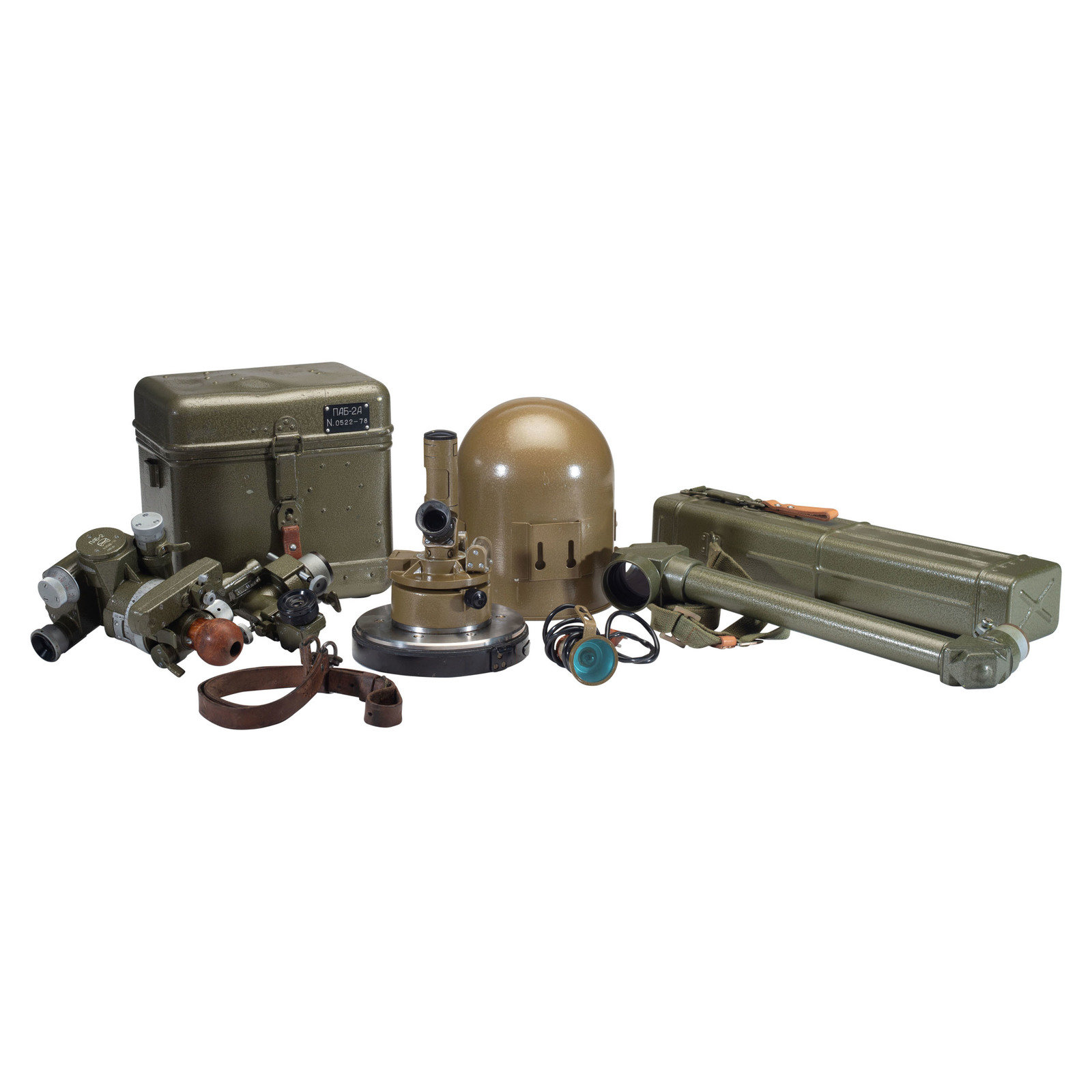 Soviet Periscopic Artillery Aiming Circle PAB 2A with Periscope and