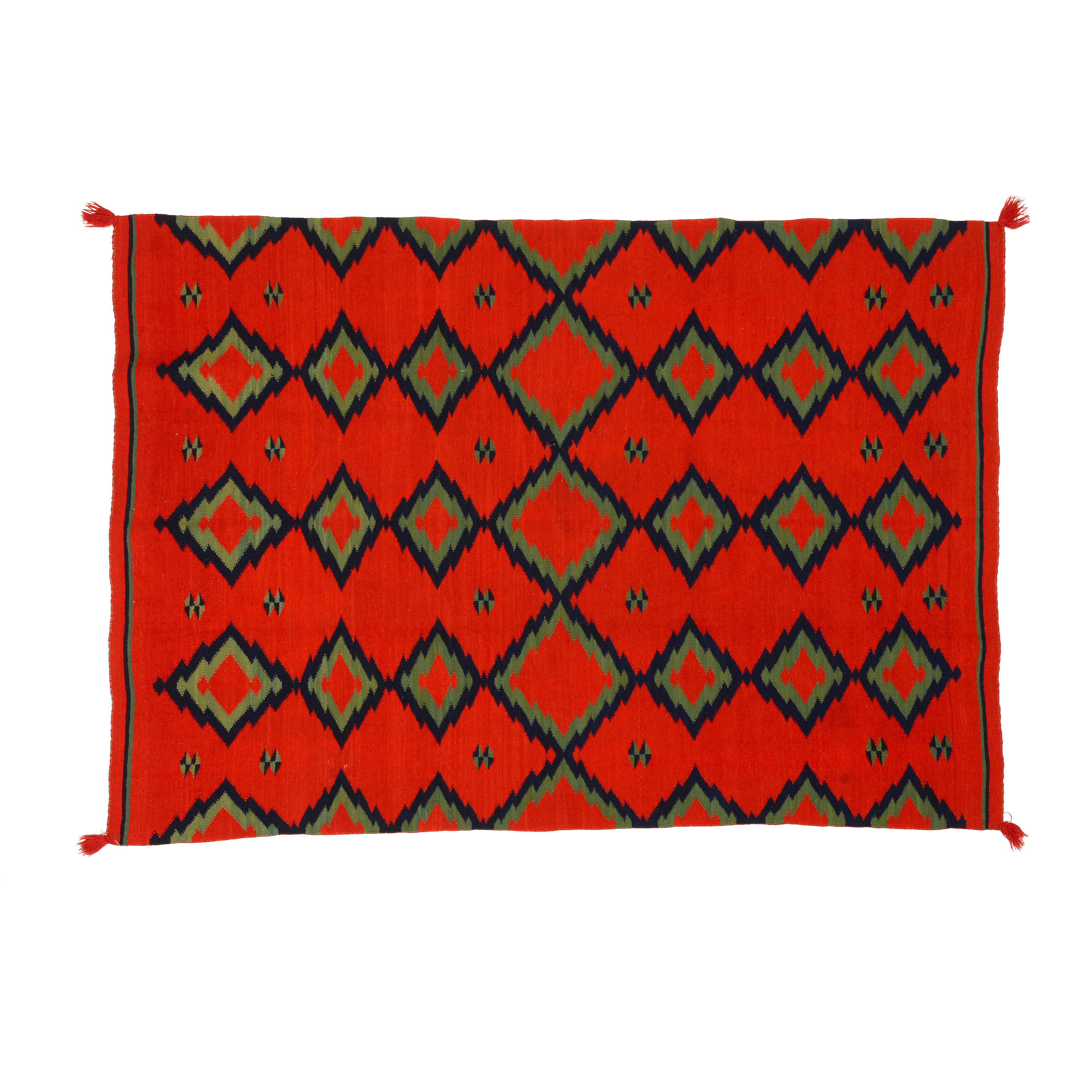 A DIN NAVAJO LATE CLASSIC SERAPE Designed with stacks of