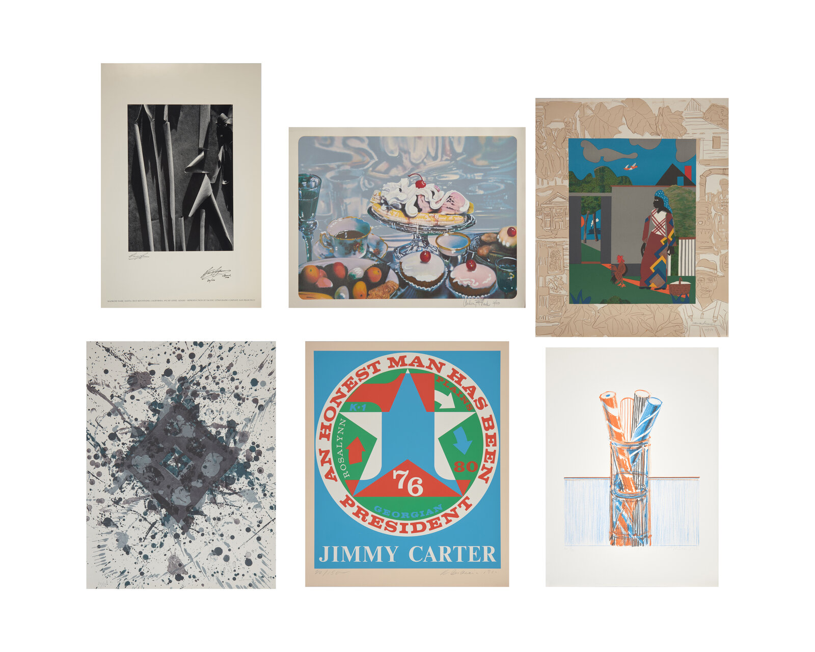 Various Artists Presidential Portfolio complete portfolio of six screenprints with