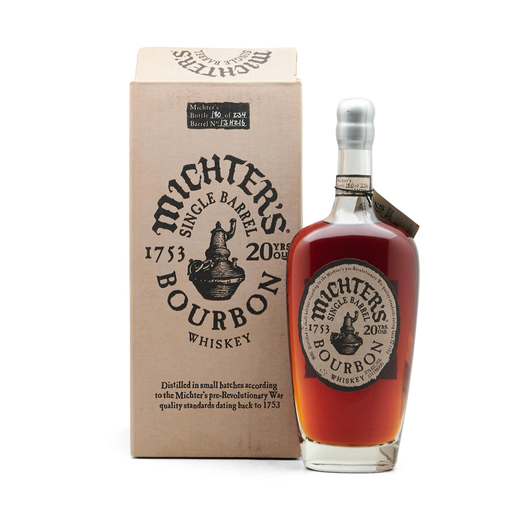 MICHTER S 20 YEARS OLD BOURBON 2013 RELEASE 1 750ML