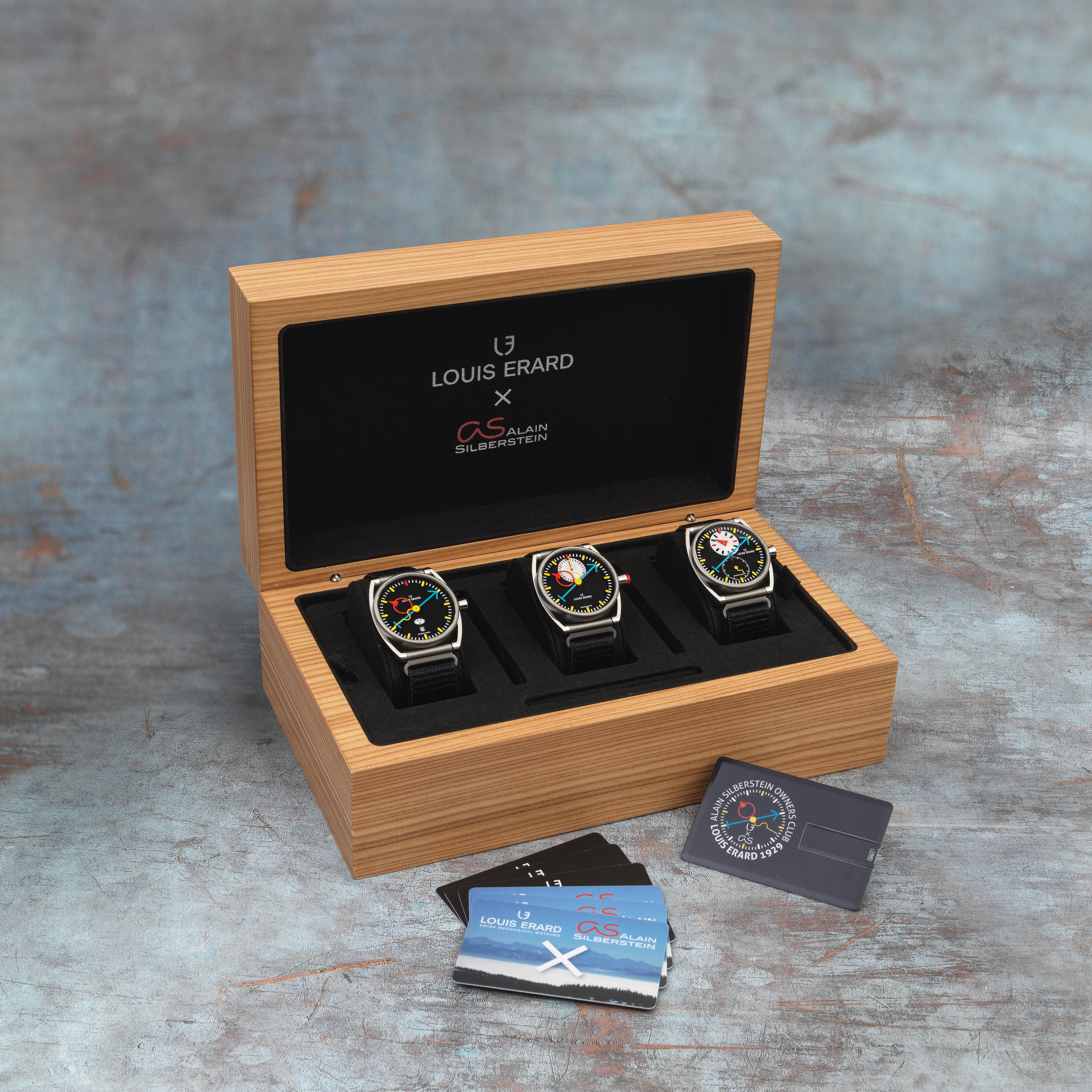 LOUIS ERARD X ALAIN SILBERSTEIN A SET OF 3 LIMITED