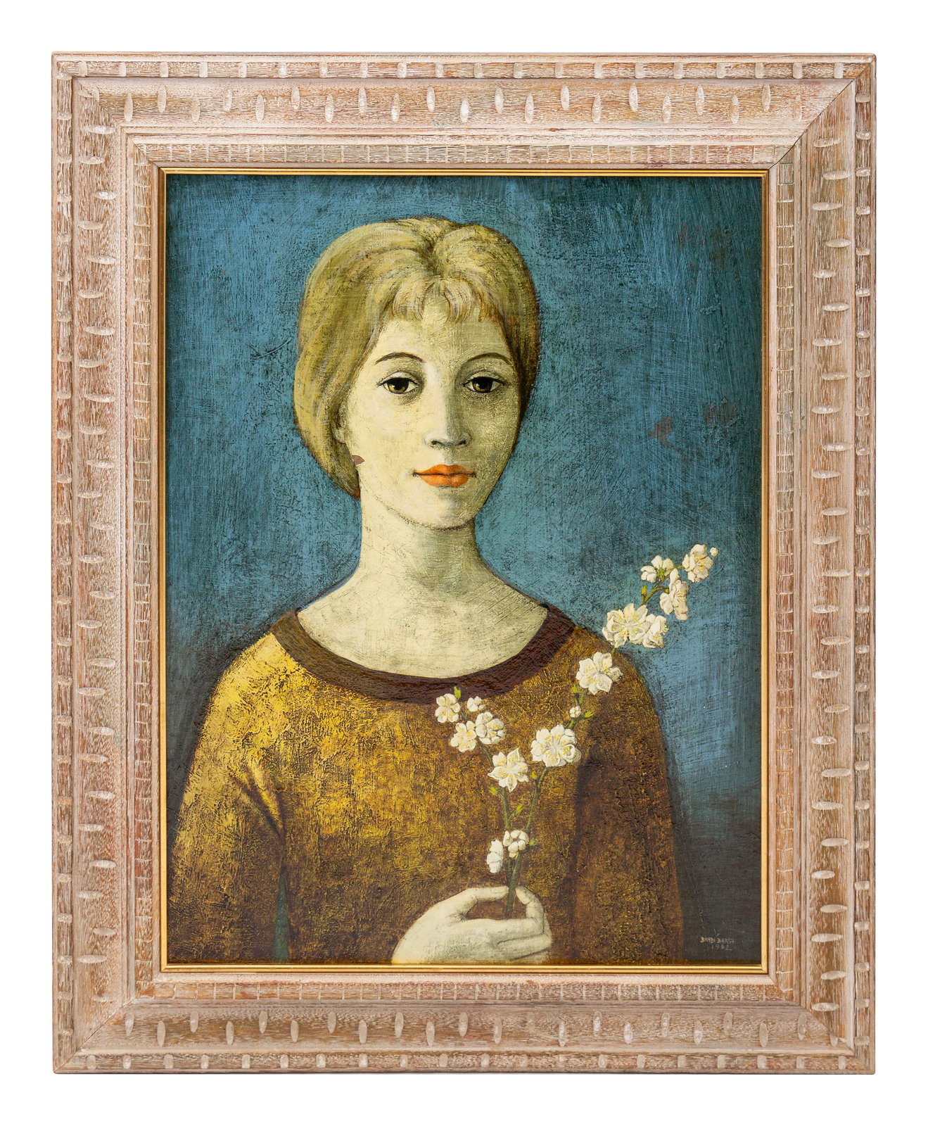 Bradi Barth American Belgian 1922 2007 Blossom 1962 oil on