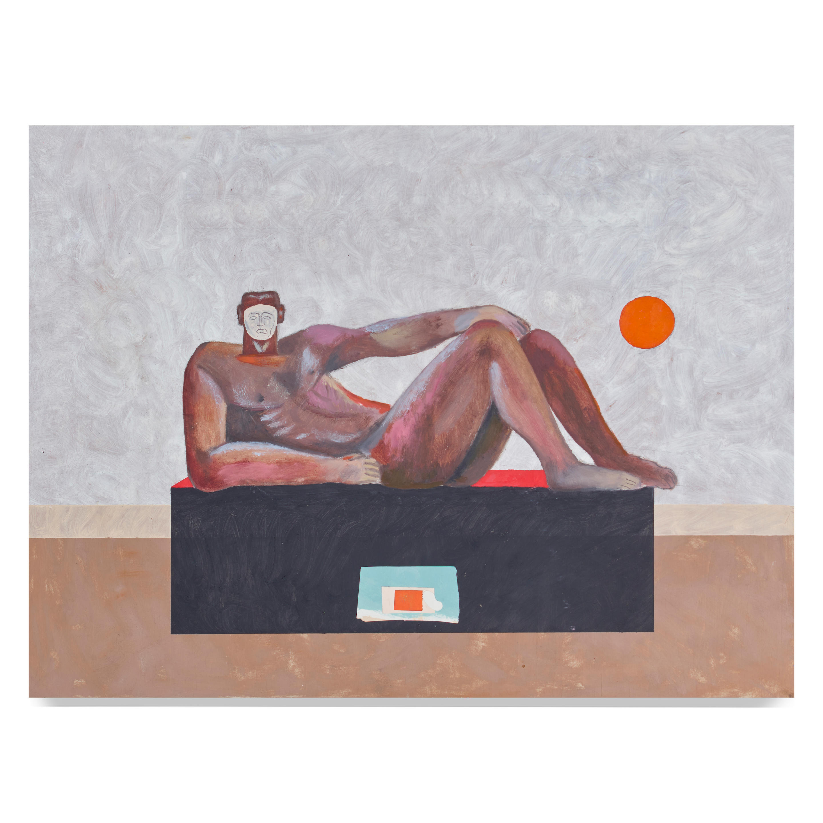 LENIN SOLANO B 1987 Study of Reclining Man 2023 signed