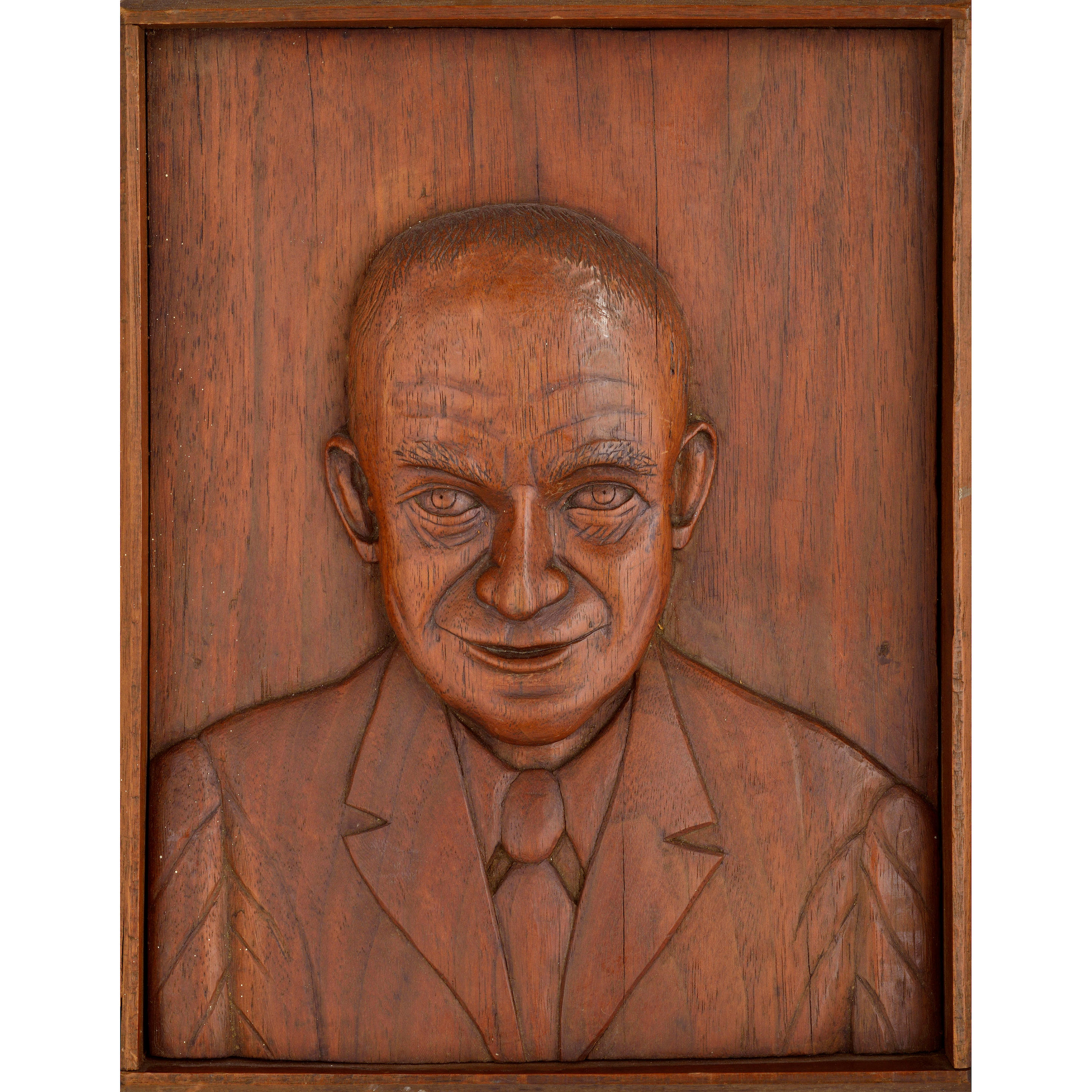 RELIEF PORTRAIT OF DWIGHT D EISENHOWER G N Byram United