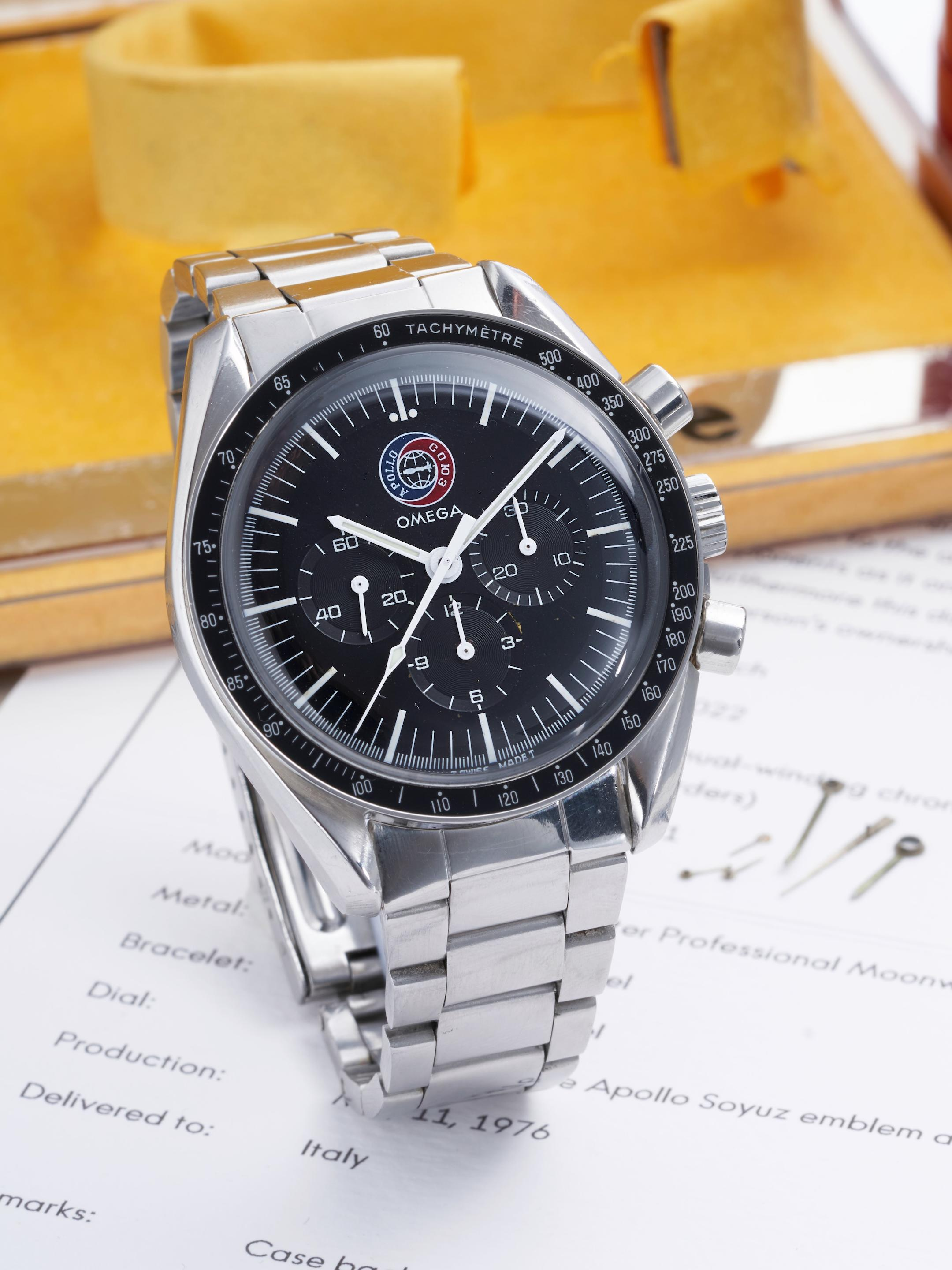 OMEGA SPEEDMASTER MOONWATCH APOLLO SOYUZ REF ST 145 0022 1