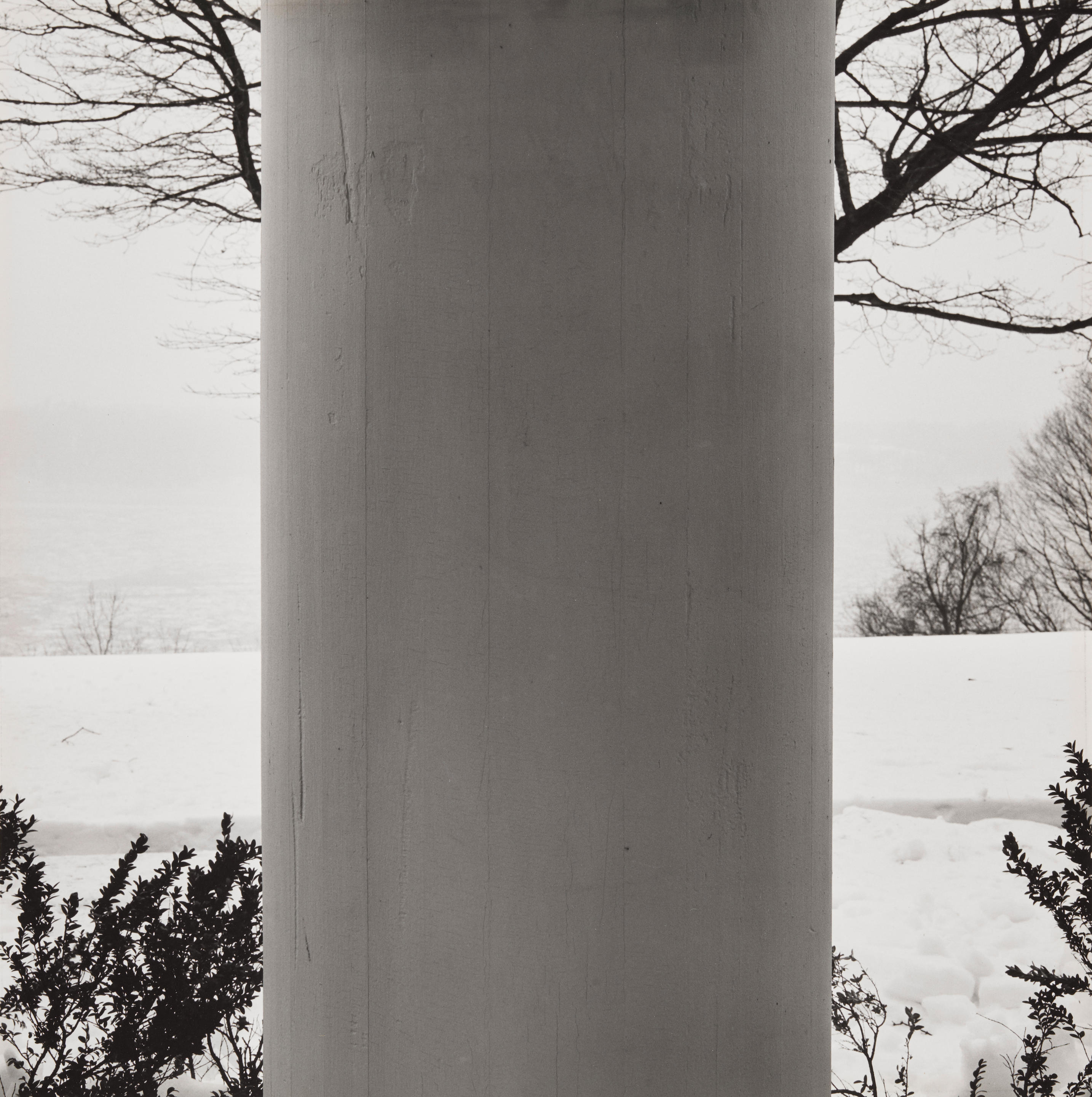 ROBERT MAPPLETHORPE 1946 1989 Winter Landscape Pillar and tree 1979