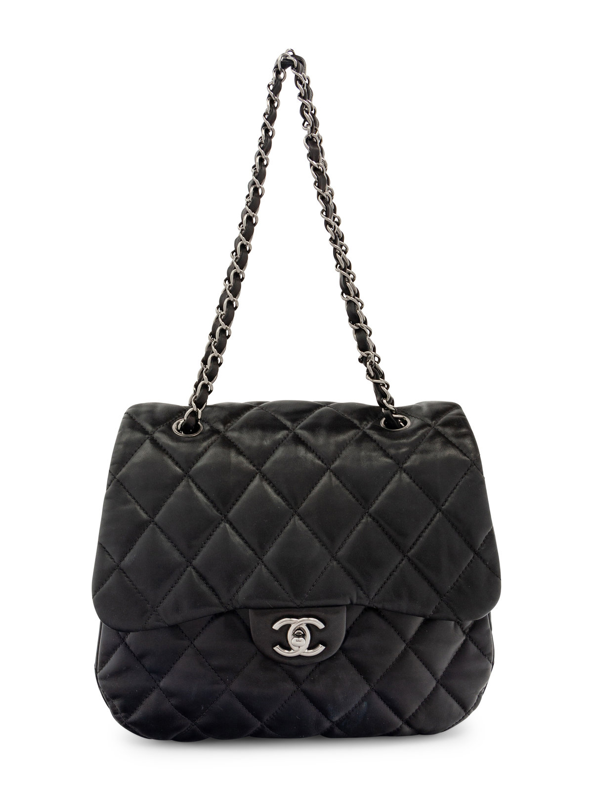 Chanel Quilted Lambskin Leather Triple Compartment Bag 2011 After four