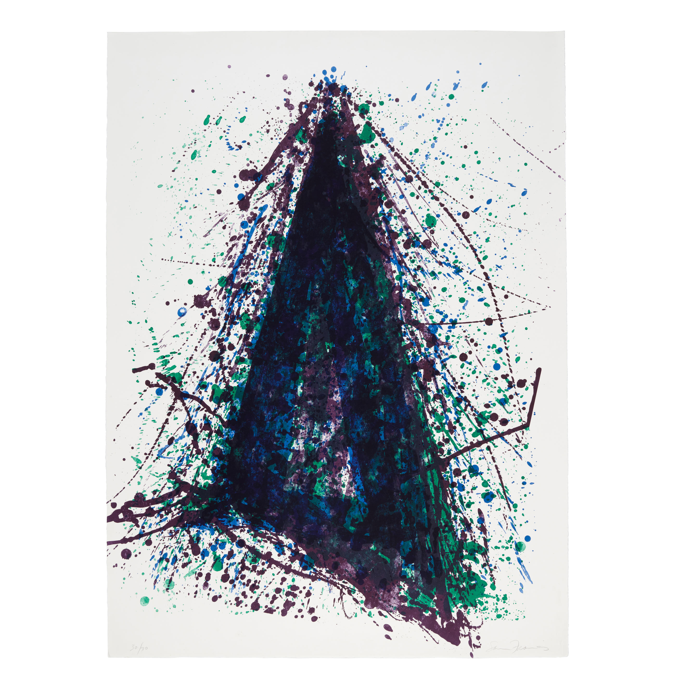 SAM FRANCIS 1923 1994 Untitled Lembark L 198 SF 206