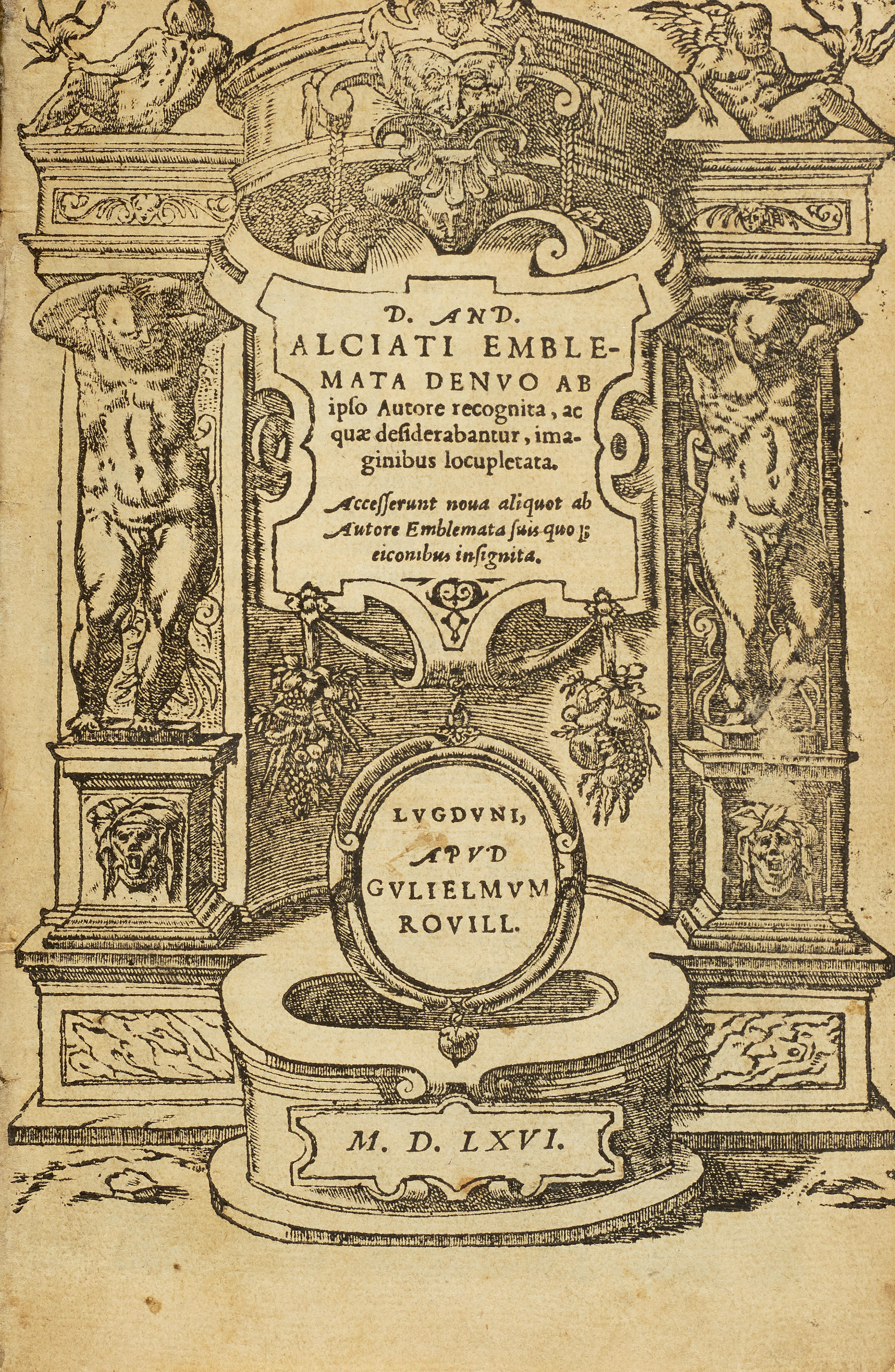 ALCIATI ANDREA 1492 1550 Emblemata denuo ab ipso autore recognita
