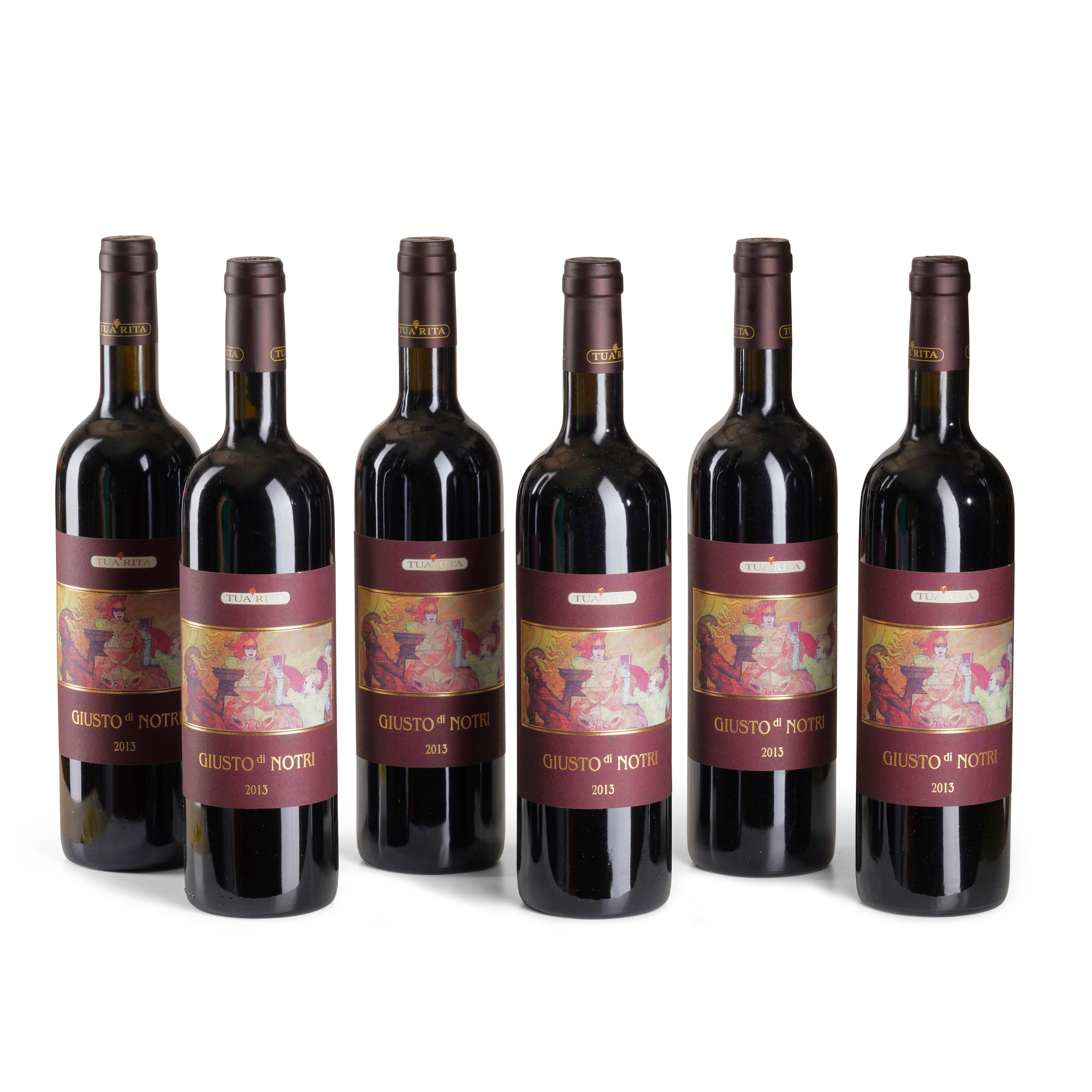 TUA RITA GIUSTO DI NOTRI 2013 6 BOTTLES Tua Rita