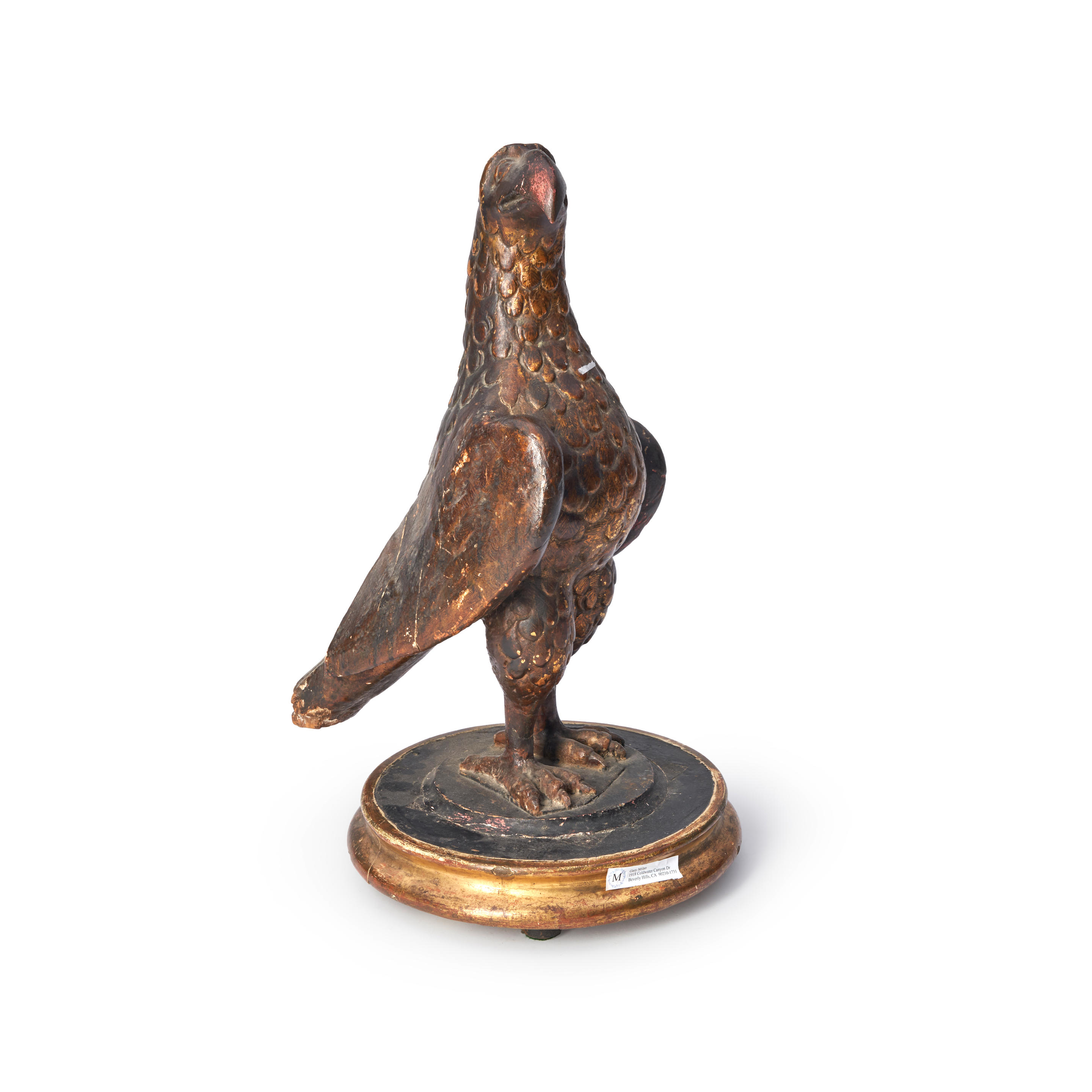 CARVED AND GILDED EAGLE possibly Connecticut second quarter of the