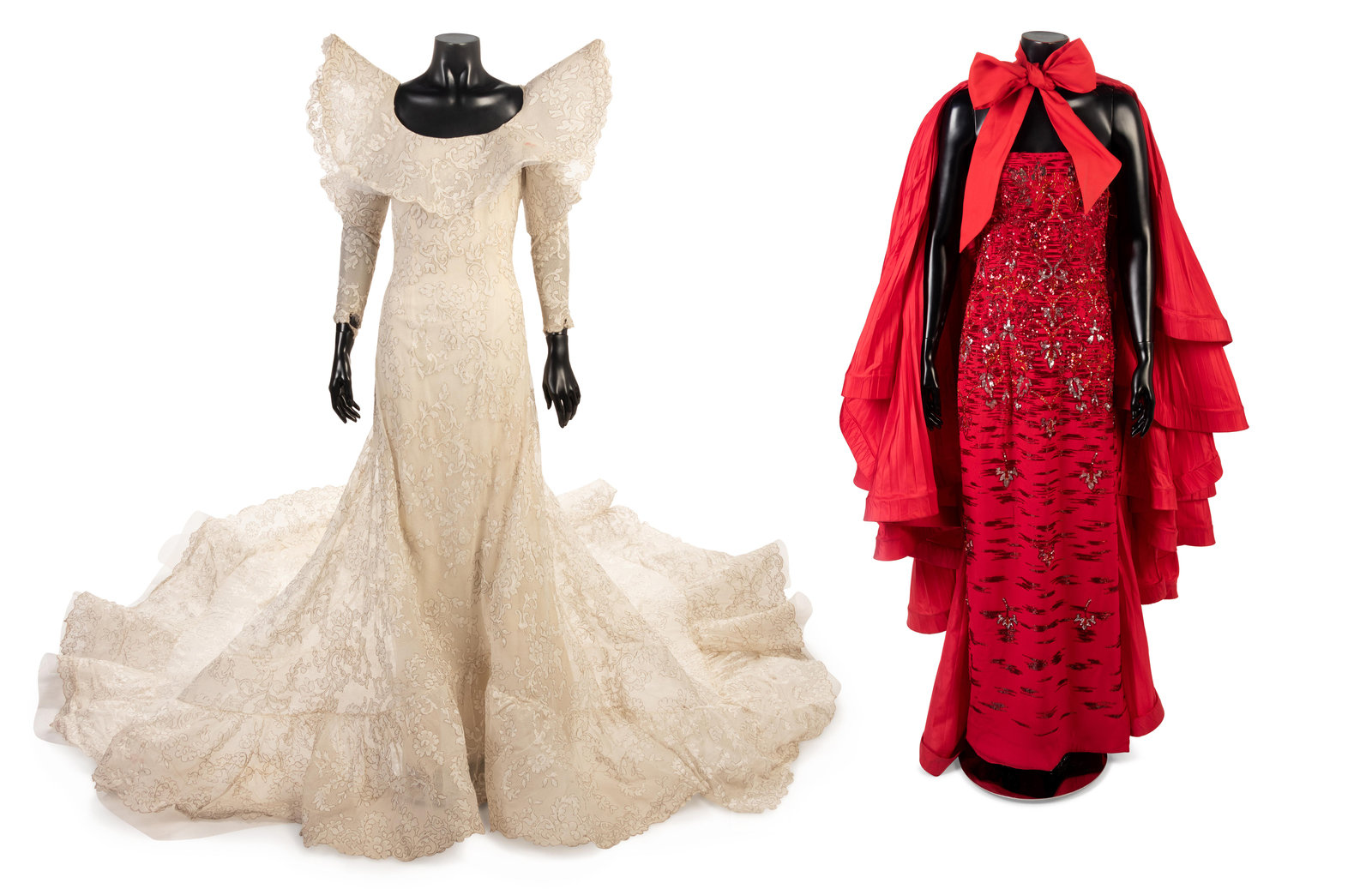 Two Pierre Cardin Dresses From Ebony Fashion Fair One Worn