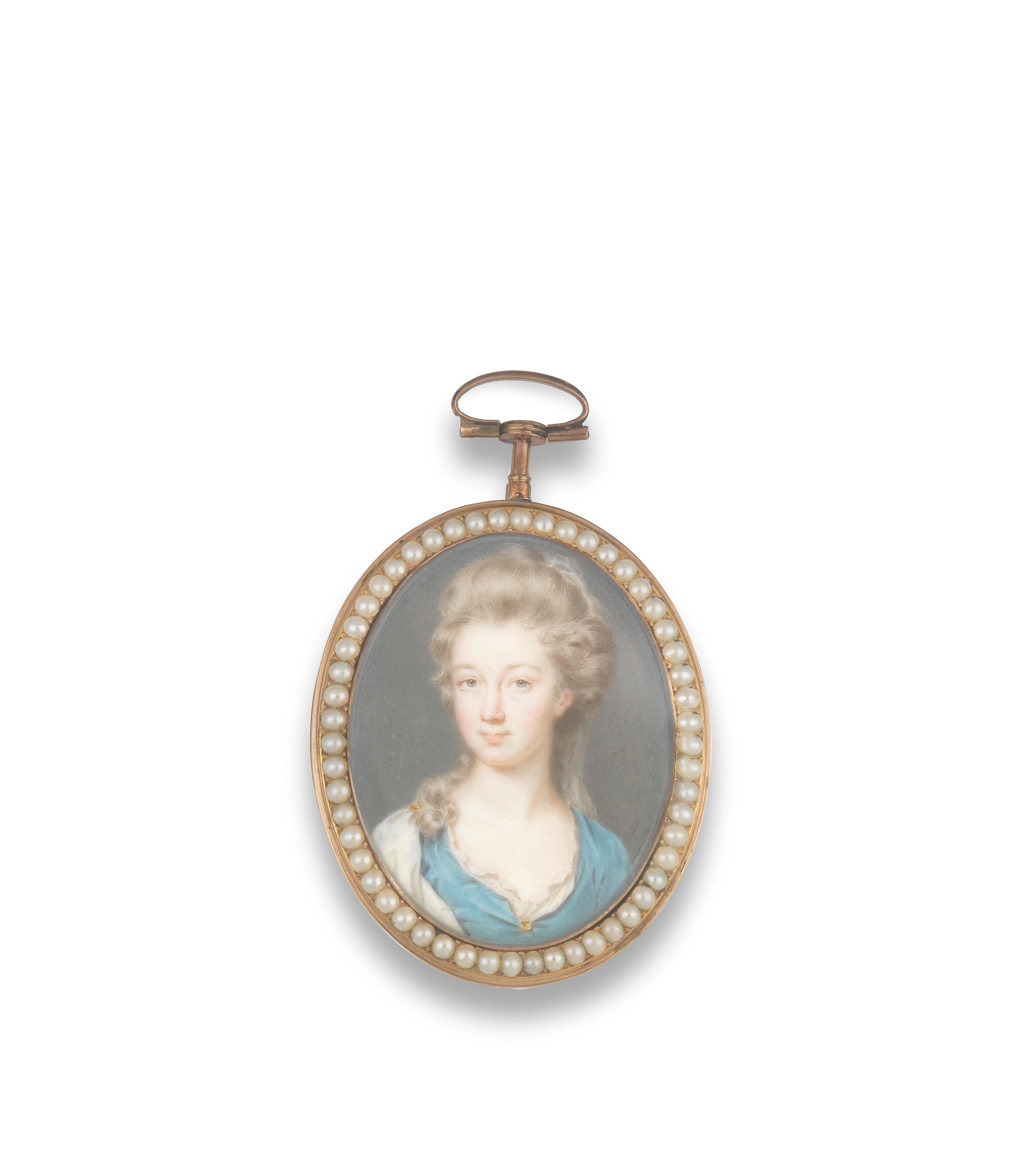 JOHN SMART BRITISH 1742 1811 A portrait miniature of a