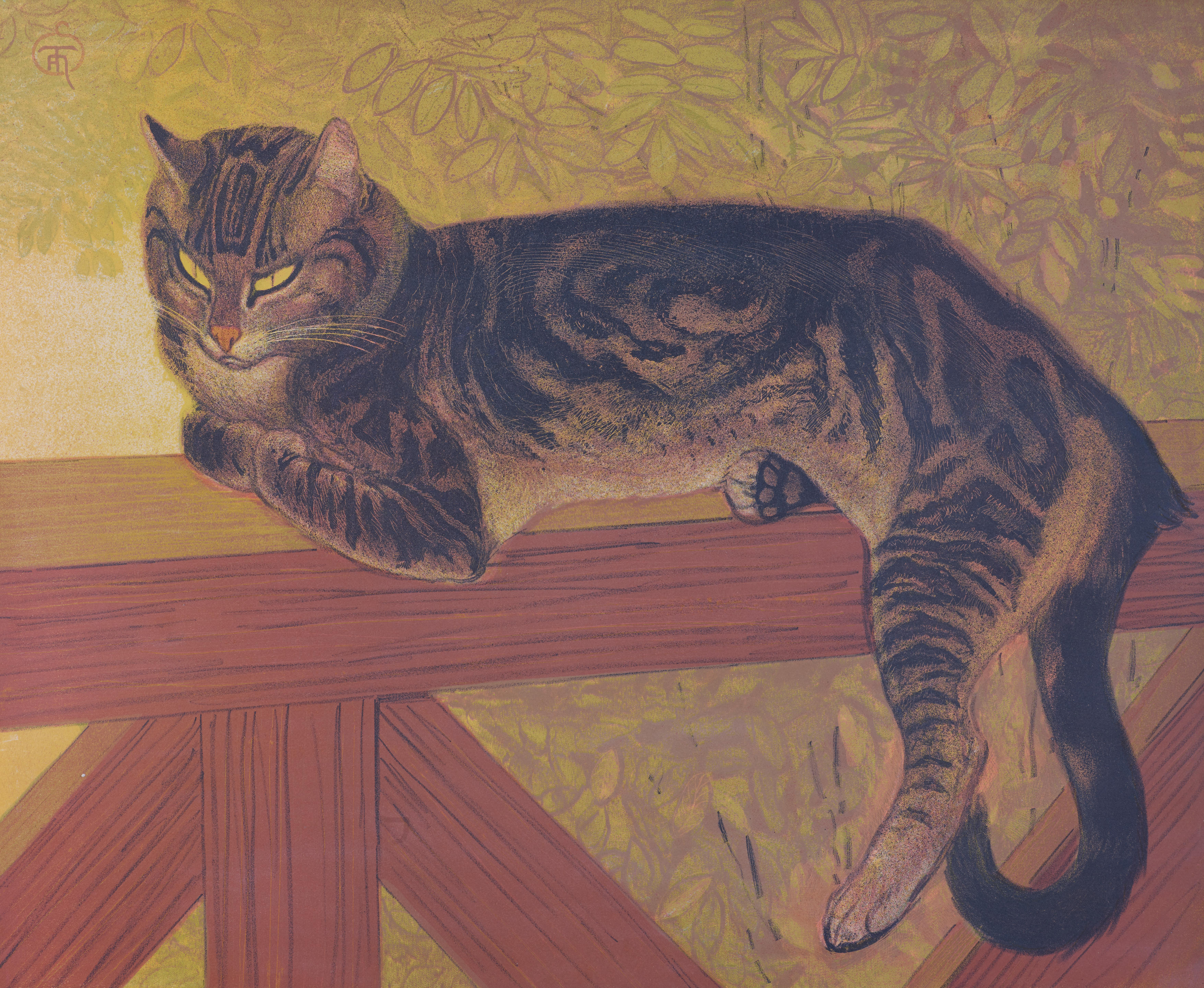 TH OPHILE ALEXANDRE STEINLEN 1859 1923 L t Chat sur