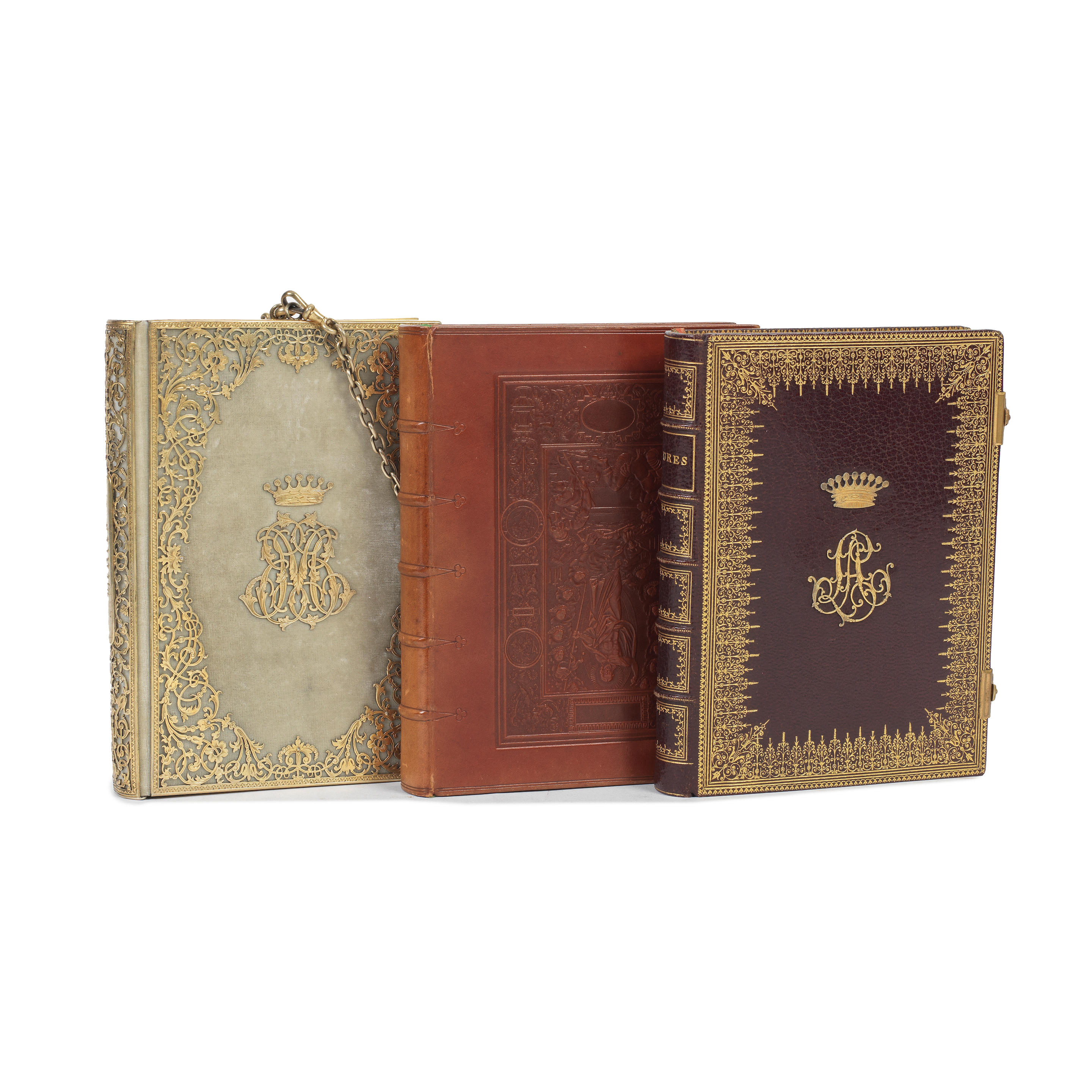 BINDINGS FRENCH CHROMOLITHOGRAPHED BOOKS OF HOURS Heures choisies des dames