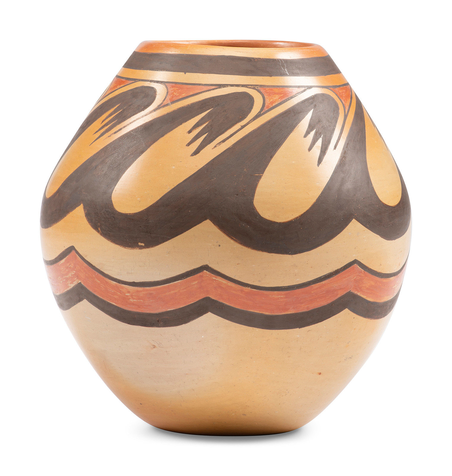 Iris Nampeyo Hopi 1944 2018 Award Winning Pottery Jar with