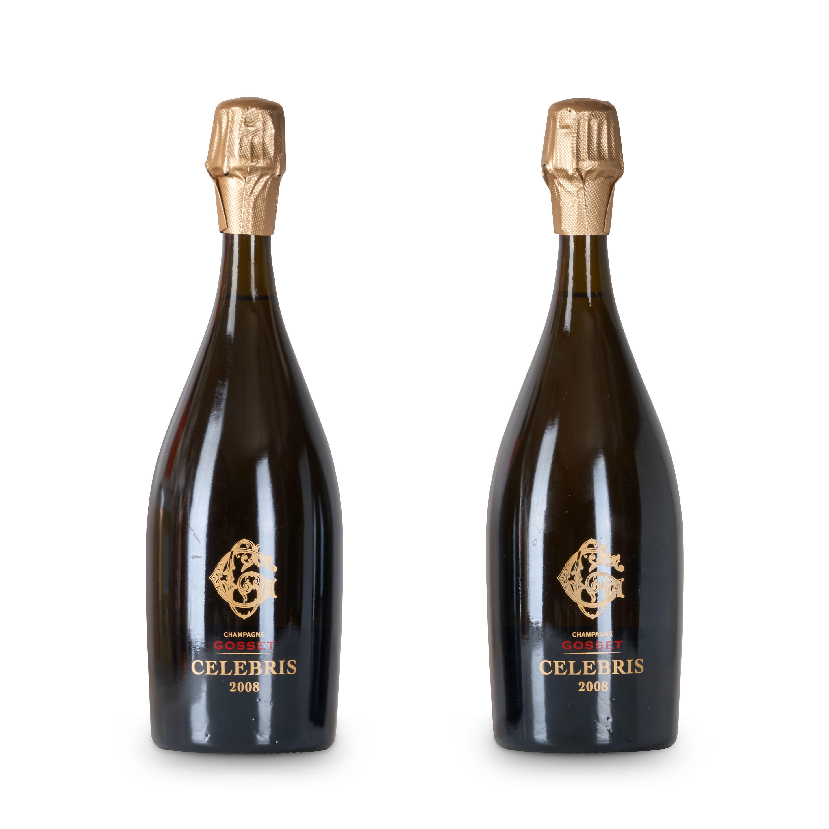 GOSSET CELEBRIS 2008 2 BOTTLES Gosset Celebris 2008 Ay 2