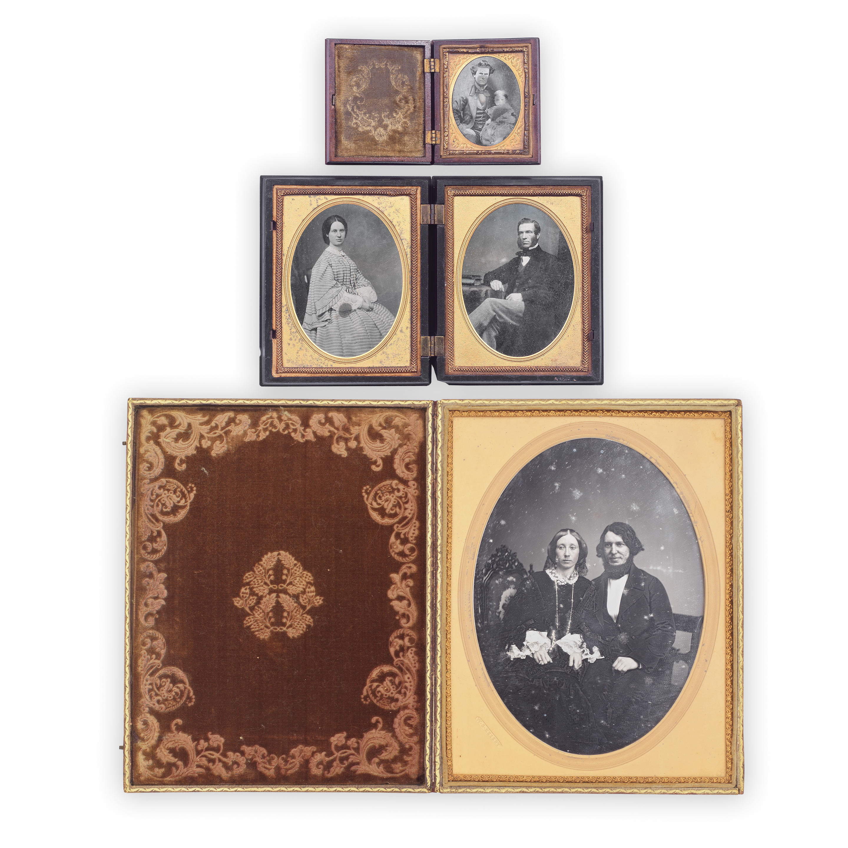 PHOTOGRAPHY DAGUERREOTYPES A collection of twenty British and American daguerreotype