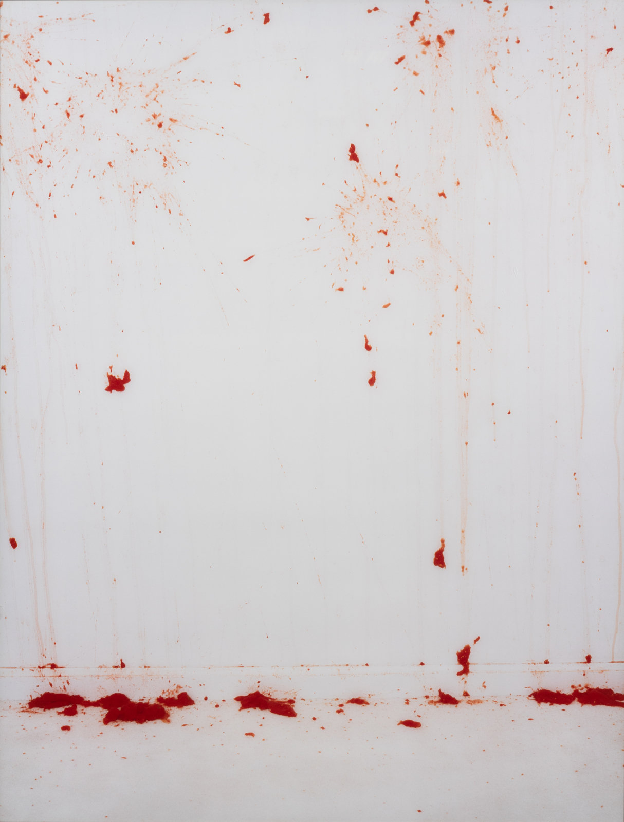 Jeanne Dunning born 1960 Untitled Splatter 1994 Oversized dye bleach