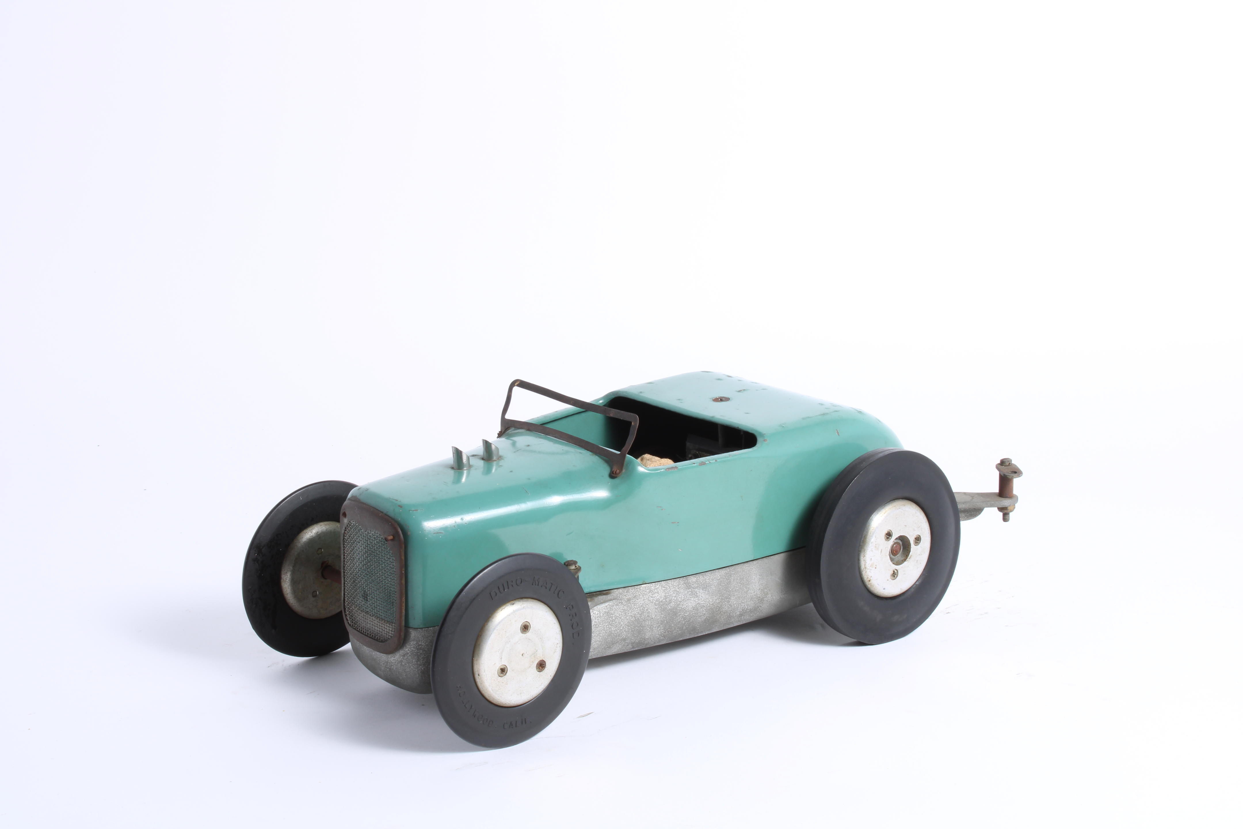 A ROADRUNNER HOT ROD GAS POWERED TETHER CAR BY ED